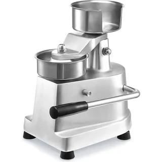 Gewerbliche Burger-Patty-Maschine, 100 mm/4 Zoll Hamburger-Rindfleisch-Patty-Maschine, robuste Burger-Presse aus lebensmittelechtem Edelstahl, Küchenmaschine zum Formen von Fleisch mit 1000 Stück Patty-Papier