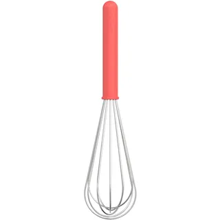 Mepal - Edelstahl-Schneebesen Chef it - Langlebigen Drähte behalten ihre Form - Einfache Reinigung - Spülmaschinengeeignet - Küchenutensilien - 30 cm - Coral