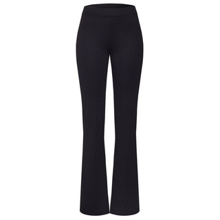 Only Jerseyhose ONLFEVER STRETCH FLAIRED PANTS JRS«, schwarz