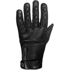 John Doe Rush XTM Motorrad Handschuh aus Rindsleder Atmungsaktiv Schwarz L