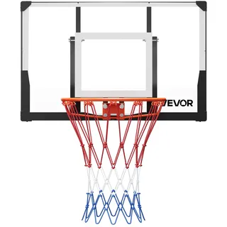 Vevor Basketballkorb zur Wandmontage Schwarz 111,76 x 150 cm