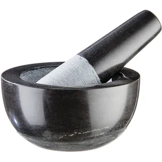 Butlers Mörser-Set (2-teilig) Stonehenge , Grau , Stein , 9x4.6x4.6 cm , Küchenzubehör, Küchenhelfer