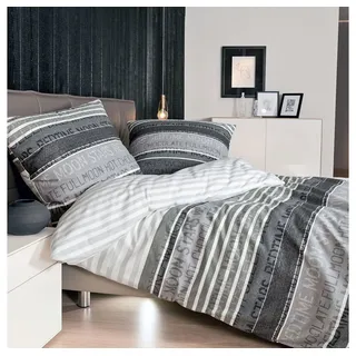 JANINE Palermo 3076 platin/graphit 135 x 200 cm + 80 x 80 cm