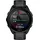 Forerunner 165 BT 43 mm Faserverstärktes Polymer schwarz Silikonarmband grau One Size