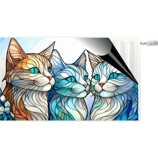 Dekorative Heizkörperverkleidung Magnetische Heizkörpermatte Pastellkatzen