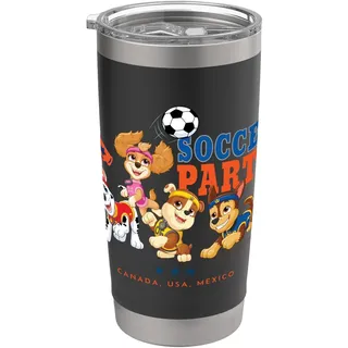 Offizielles Paw Patrol Happy Football Party Team Soccer Doppelwandiger Edelstahl-Thermobecher