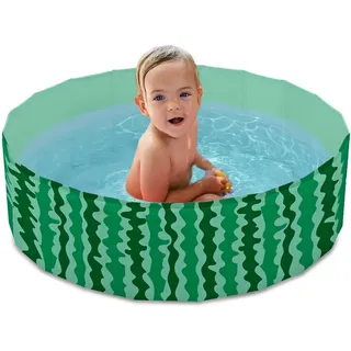 Flur Harter Planschbecken für Kinder, 80 x 20 cm, aus PVC, Motiv: Fruit, mit Rutschfester Unterseite, sicher und einfach zu montieren für den Außenbereich