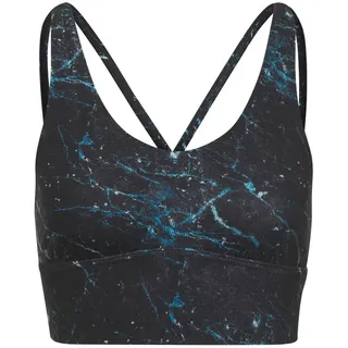 LASCANA ACTIVE Crop-Top Damen schwarz, blau Gr.XS (32/34)