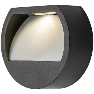 Rabalux 77004 Solarleuchte Narmada, 0,5W, 4000K, 13lm, schwarz-weiß, neutralweiß, 10,5cm - Schwarz