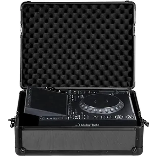 UDG Ultimate Pick Foam Flightcase AlphaTheta CDJ-3000X, Schwarz (U93031BL) | Straßenfester CDJ-3000X-Transport; Ultimativer Aluminium-Schaumstoffkoffer mit maßgeschneiderten Einsätzen