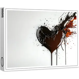 raxxa Premium-Puzzle "Schokoladen Herz", 1000 Teile