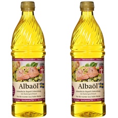 ALBAÖL - schwedische Rapsöl-Zubereitung mit Buttergeschmack 750ml (1 x 750ml Flasche) (Packung mit 2)