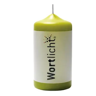 Bulla Design Wortlicht Bulla Wortlicht Kerze Gute Wünsche 0 g opalgrün