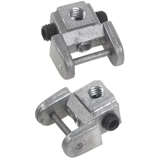 Dytabepl 2 Pack -Laubsäge Dekupiersäge, Stiftloser Sägeblattadapter, Dekupiersägeblatt-Halter, Metallhalter für Obere/Untere Sägeblätter, Umrüstsatz für Dekupiersägeblätter