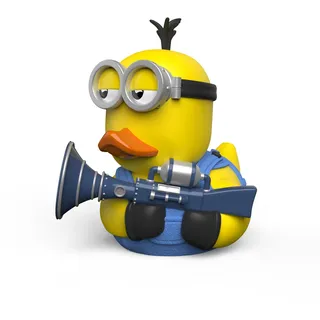 TUBBZ Erstausgabe Minions Kevin (mit Furz-Blaster) Sammler-Vinyl-Gummientenfigur - Offizielle Universal Despicable Me 4 Merchandise - Kinder TV, Filme & Videospiele