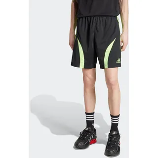 Shorts ADIDAS ORIGINALS "TEAMGEIST ADICOLOR", Herren, Gr. 3XL, N-Gr, grün (schwarz, signal grün, normal, gr.), Obermaterial: 100% Polyester, Hosen Shorts, aus weichem Doppelstrick, Obermaterial aus Polyester