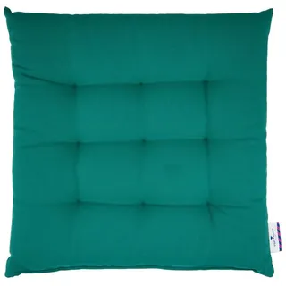 Tom Tailor Sitzkissen MIT 9 Punkt-Steppung Dove , Blau , Textil , 40x5x40 cm , Oeko-Tex® Standard 100 , Heimtextilien, Wohntextilien, Sitzkissen