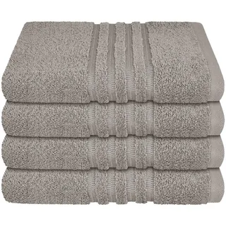 SCHIESSER Milano Handtuch 50 x 100 cm grau