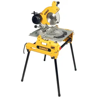 DeWalt DW 743 N inkl. Sägeblatt, Untergestell