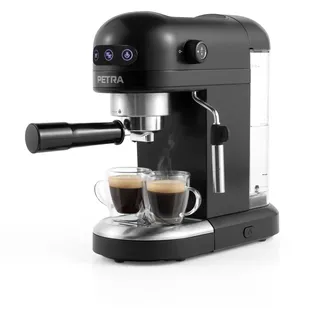 Petra Barista PT5240BVDE schwarz mit Milchaufschäumer