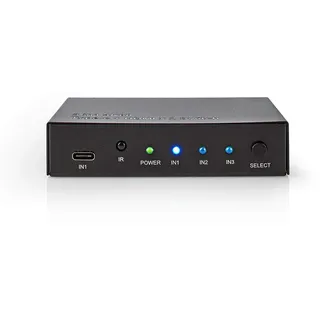 Nedis 3-Port (HDMI/USB-C, Switch - 4k 60hz Switch Box