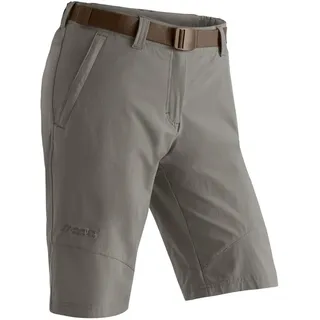 Maier Sports Lawa, Kurze Damen Wanderhose, Wasserabweisende Bermuda | Für Trekking und Hiking, mSTRETCH pro 4 für mehr Komfort, Dryprotec für schnelles Trocknen, Perfekt für den Sommer