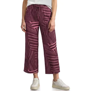 Street One Damen High Waist Culotte mit Muster