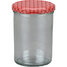 Bild Siena HOME Sturz-Glas Cucinare 1TO440, 15er-Pack rot/weiß, TwistOff 440 ml