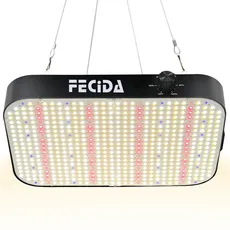 FECiDA Pflanzenlampe LED Vollspektrum 6000 Lumen 65 Watt mit UV IR, LED Grow Lampe | Grow Light mit Dimmfunktion, Pflanzenlicht für Zimmerpflanzen Sprießen Gemüse Blüte Pflanzen mit Daisy-Chain