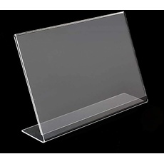 Oedim Packung mit 2 Stück Fotorahmen, hergestellt aus Plexiglas, 4 mm, Größe A4, horizontal (29,7 x 21 cm), ohne Druck, durchsichtig, 7x21cm