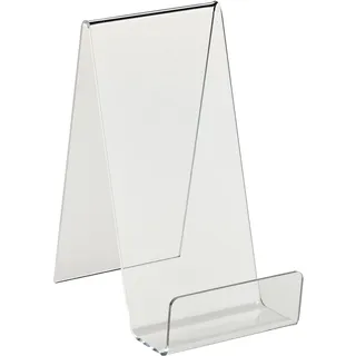 Buchständer Acryl 100 x 200 mm, Acryl (PMMA), transparent