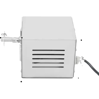 BBQ-Motor, elektrischer Drehspieß, geeignet für verschiedene Lebensmittel, Silber - Silber
