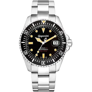 Gigandet Herrenuhr Automatik Analog mit Edelstahlarmband Sea Ground G2-007