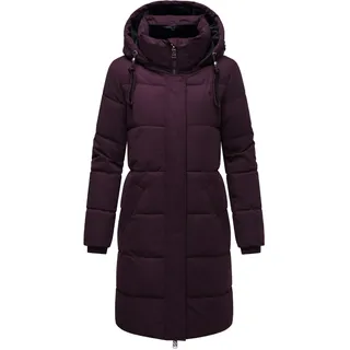 Wintermantel NAVAHOO "Wintermantel Wintertanz 14", Damen, Gr. M, lila (dusty plum), Obermaterial: 45% Polyester PES. 45% Baumwolle CO. 10% Nylon NY. Obermaterial: Futter: 100% Polyester PES. 100% Polyester PES., Mäntel Wintermantel
