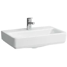 Laufen PRO S Compact Aufsatzwaschtisch, 1 Hahnloch, mit Überlauf, US gesch., 550x380mm, H817958, Farbe: Weiß mit LCC Active