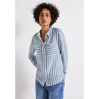 STREET ONE Langarmbluse in serenity blue | Gr.: 36