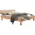 Holzbett »Prato« Fußhöhe 25 cm, beige