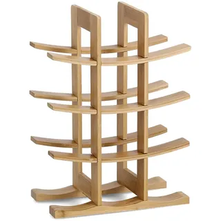 Zeller Weinregal 40 x 12 x 10 cm Braun