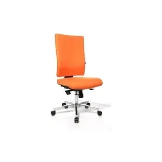 Topstar Bürostuhl Lightstar 20, LS29W0G04 Stoff orange, Gestell alu