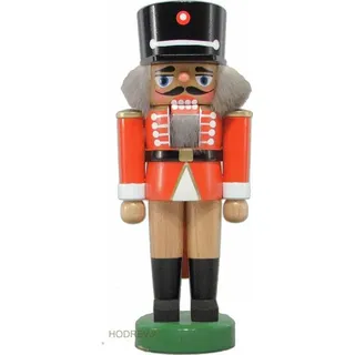 Nussknacker Husar rot 17cm NEU Nußknacker Holz Figur Erzgebirge Weihnachtsfigur