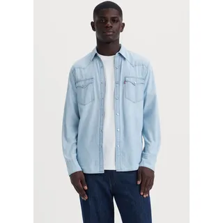 Levi's Herren Barstow Western Standard Hemd,Burnett Light Chambray,L