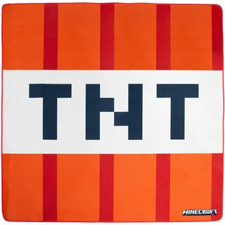 Phoenix Minecraft - Teppich 120x120cm, TNT Würfel Design, Rot