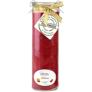 Candle Factory Big Jumbo Kerze rubin Glühwein Duft 306039