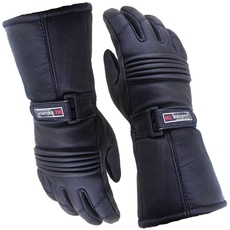 Mens Leather Winter Thermal Labelled Waterproof Inserts Thinsulate Motorcycle Gloves XXL