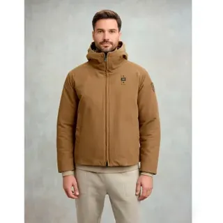 Blauer für Herren. 25WBLUC11351 Braune Samtjacke mit Schraffur (XXL), Lässig, Polyester
