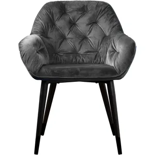 Phoenix Safe Group CHESSY Esszimmerstuhl, Anthrazit, Einzelstuhl