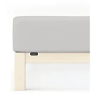 Easy Jersey 90 x 200 - 100 x 220 cm gray light