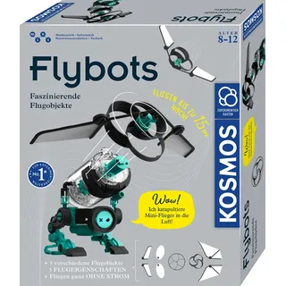 Kosmos 621339 Flybots, faszinierende Flugobjekte, Technik Physik Experimentierkasten für Kinder ab 8 Jahre