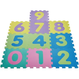 My Baby Lou Bodenpuzzle , Multicolor , Kunststoff , 30x1x30 cm , Babymöbel & Kindermöbel, Babyzimmer, Kinderzimmer Deko