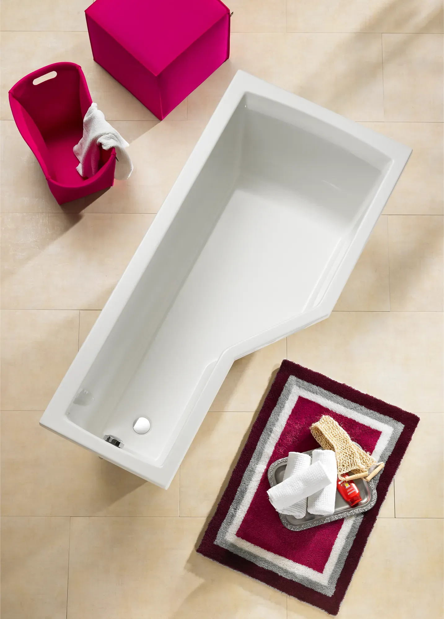 Bild von Cello Raumsparbadewanne 80 x 170 cm (979501)